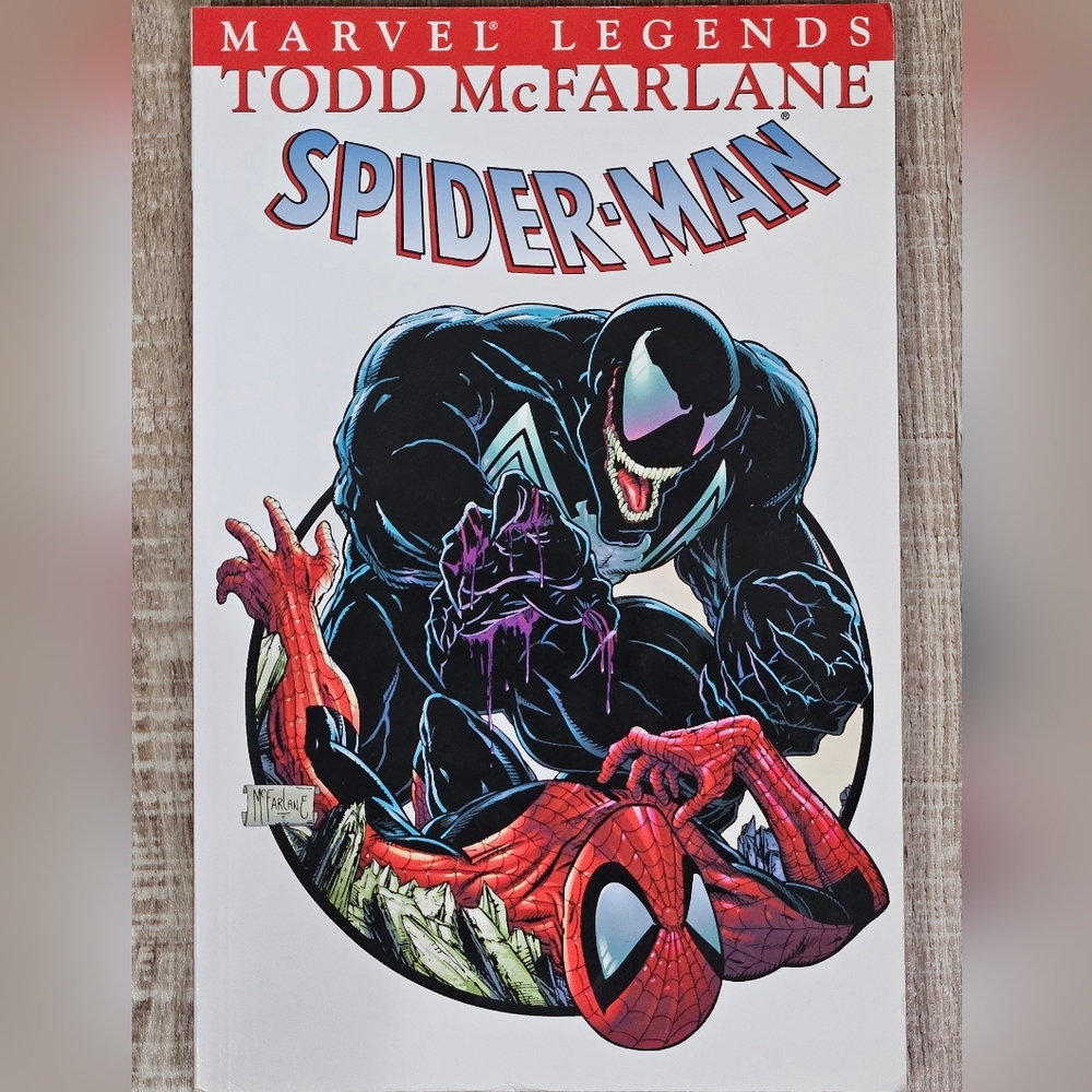 Marvel Legends Spider-Man Legends #3 Todd McFarlane Softback Comic Graphic Novel